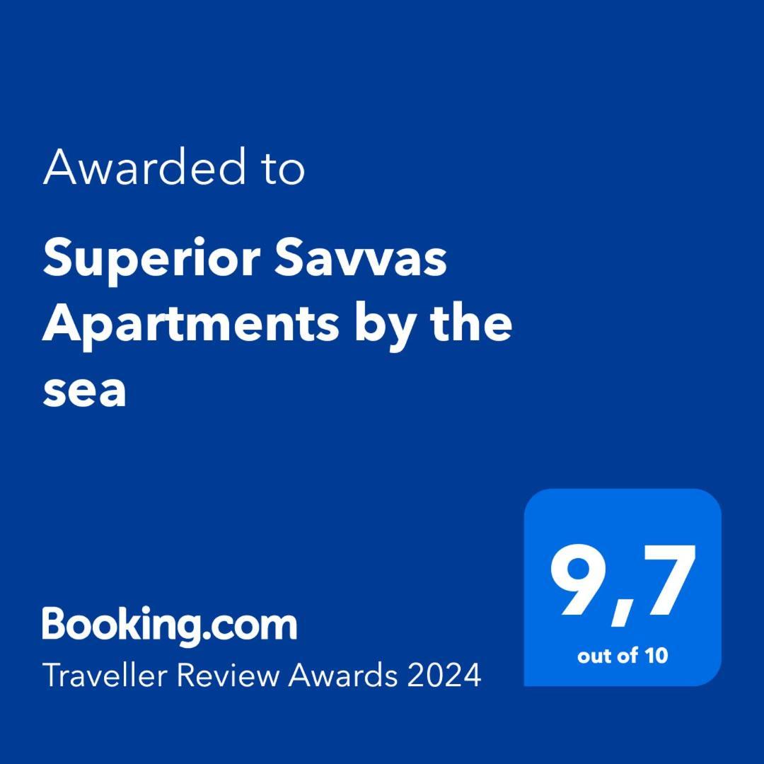 Superior Savvas Apartments By The Sea Agia Pelagia  Exterior foto